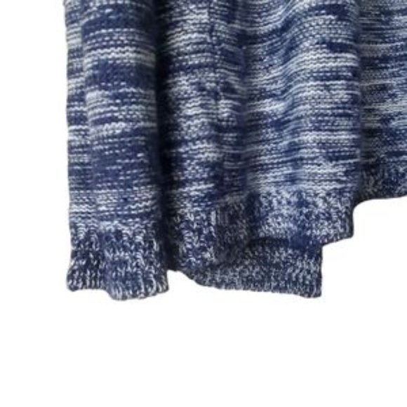 ARIZONA JEANS | Blue Cardigan Long Hooded Sweater | Medium - Picture 4 of 5